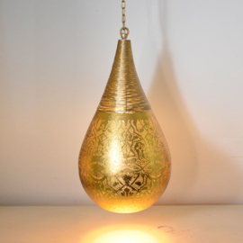 Oosterse hanglamp filigrain stijl-wire-Vintage-Goud/Goud-small