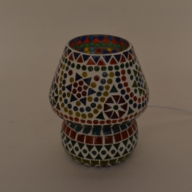 orientalische Tischlampe Mosaik - Pilz-MC