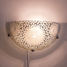 oosterse wandlamp mozaïek - halve maan