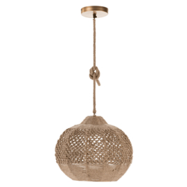 Jute hanglamp onion