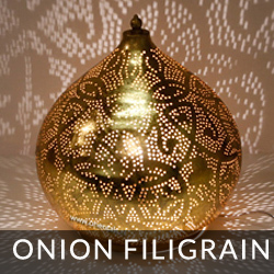 filigrain style tafellamp onion