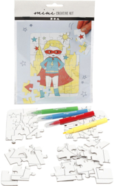 Mini Creative kit: Superheld puzzel