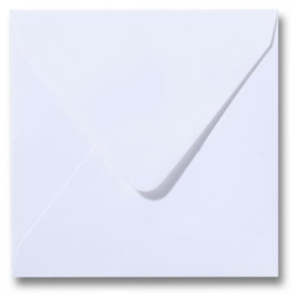 Envelop wit 14x14 cm
