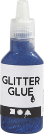 Glitterlijm: donker blauw