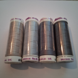 Mettler: Silk Finish effen: Set 9