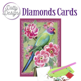 Dotty Designs Diamond Cards - Tropische vogel