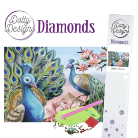 Dotty Designs Diamonds - Peacock