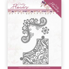 Marieke Design: Pretty Flowers Die: Lace Corner