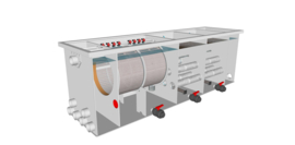 Red label pro combi trommel 90.000 koivijver PLUG&PLAY