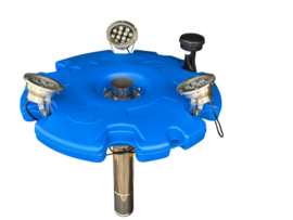 Professionele Fontein / beluchter: Osaka Fountain Master 70.000 met LED verlichting