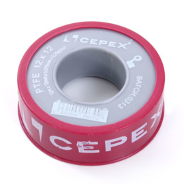 Teflon Tape P.T.F.E. voor draadverbindingen