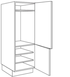 Apparatenkast 202 nis 103 cm scharnieren rechts (GR202 K103 R)