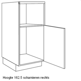 Apparatenkast voor koel-/vrieskast nishoogte 88 en oven nishoogte 59