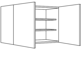 Plus+ Bovenkast met deuren en legplank(en)