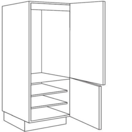 Apparatenkast | 189 cm hoog; nishoogte: 103 cm (Gx189 K103)