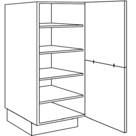 Servieskast | 163 cm hoog, 30 cm breed (HxG30 163)