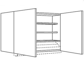 Plus+ Bovenkast voor vakscherm afzuigkap