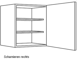 Bovenkast met deur en legplank(en)