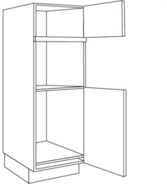 Apparatenkast 202 nis 59 cm en nis 88 cm scharnieren rechts (GR202 B59 K88 R)