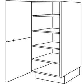 Servieskast | 163 cm hoog, 50 cm breed (HxG50 163)