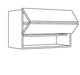 Bovenkast met vouwdeur
