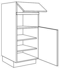 Apparatenkast | 163 cm hoog; nishoogte: 36.5, 38 of 45 cm (Gx163MC xx)