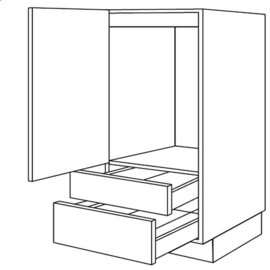 Apparatenkast | 163 cm hoog; nishoogte: 103 cm (GxSA163 K103)