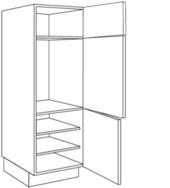 Apparatenkast | 202 cm hoog; nishoogte: 88 cm (Gx202 K88)