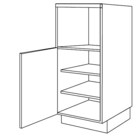 Apparatenkast | 163 cm hoog; nishoogte: 59 cm (Gx163B 59)