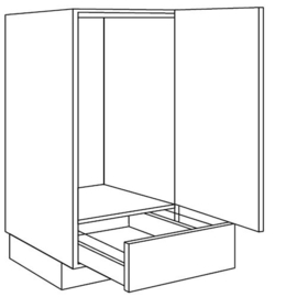 Apparatenkast | 163 cm hoog; nishoogte: 122,5 cm (GxA163 K123)