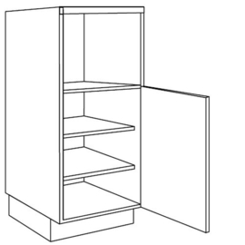 Apparatenkast | 163 cm hoog; nishoogte: 59 cm (Gx163B 59)