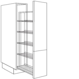 Apothekerskast | 189 cm hoog, 30 cm breed (HxVA30 189)