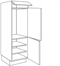 Apparatenkast 215 nis 103 cm scharnieren rechts (GR215 K103 R)