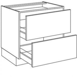 Spoelkast met 2 korflades | 78 cm hoog, 80 cm breed (SPU2A8078G)