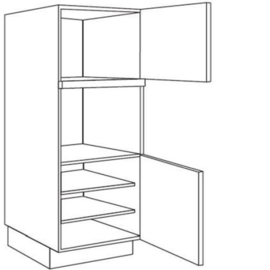 Apparatenkast | 189 cm hoog; nishoogte: 59 cm (Gx189B 59)