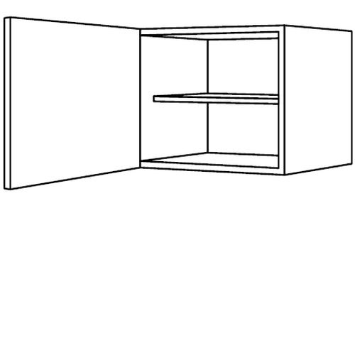 kleermaker meerderheid Delegeren Bovenkast met 1 deur | 52 cm hoog, 50 cm breed (O5052) | Bovenkasten met  deur | Keukenpakket