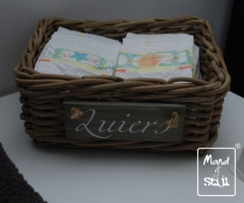 Kleine lademand voor luiers (27x24x11cm)