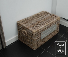 Strakke opbergkoffer groot (80x48x40cm)