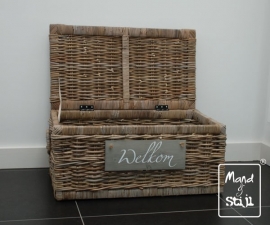 Strakke opbergkoffer middel (70x38x30cm)