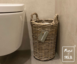 Toiletmandje rond (27x36cm)