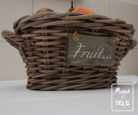 Fruitmandje met hengsels (35x24x15cm)