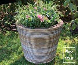 Plantenpot stripe (38x36cm)