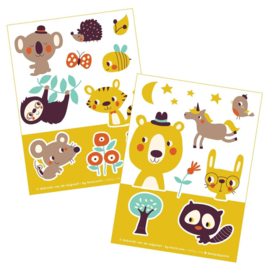 2 stickervellen a6 Hide and Seek - Bora illustraties