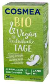 Biologische, vegan inlegkruisjes - Lang - Cosmea