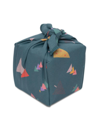 Herbruikbare gift wrap - 70 x 70 cm LalaFete KERST