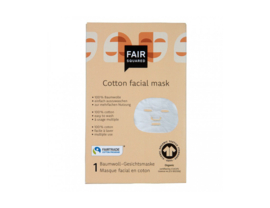 Fairtrade biokatoenen gezichtsmasker (doekmasker)