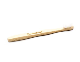 Humblebrush bamboe kindertandenborstel wit