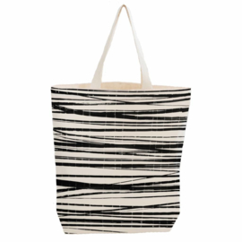 Citybag van biokatoen met Wrapping Stripes dessin