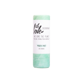 We Love the Planet natuurlijke deodorant stick Mighty Mint