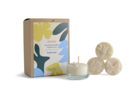 10 rapeseed wax tealights - Meadow